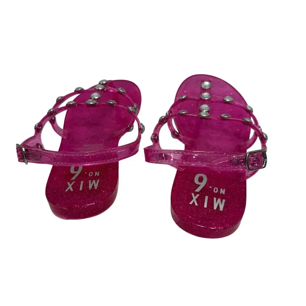 Mix No. 6 Big Girls Sandals sz 2 Jelly NEW # Box 765